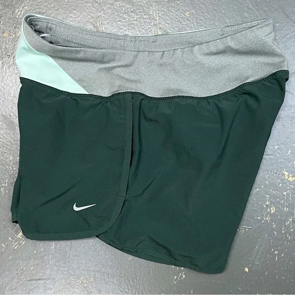 Nike Flex 4” Running Shorts 520308-332 XS Green Grey Mint Tennis Ace Court - Picture 4 of 13